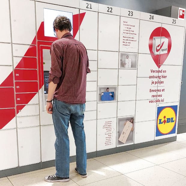 120 nouveaux distributeurs de colis bpost chez Lidl 